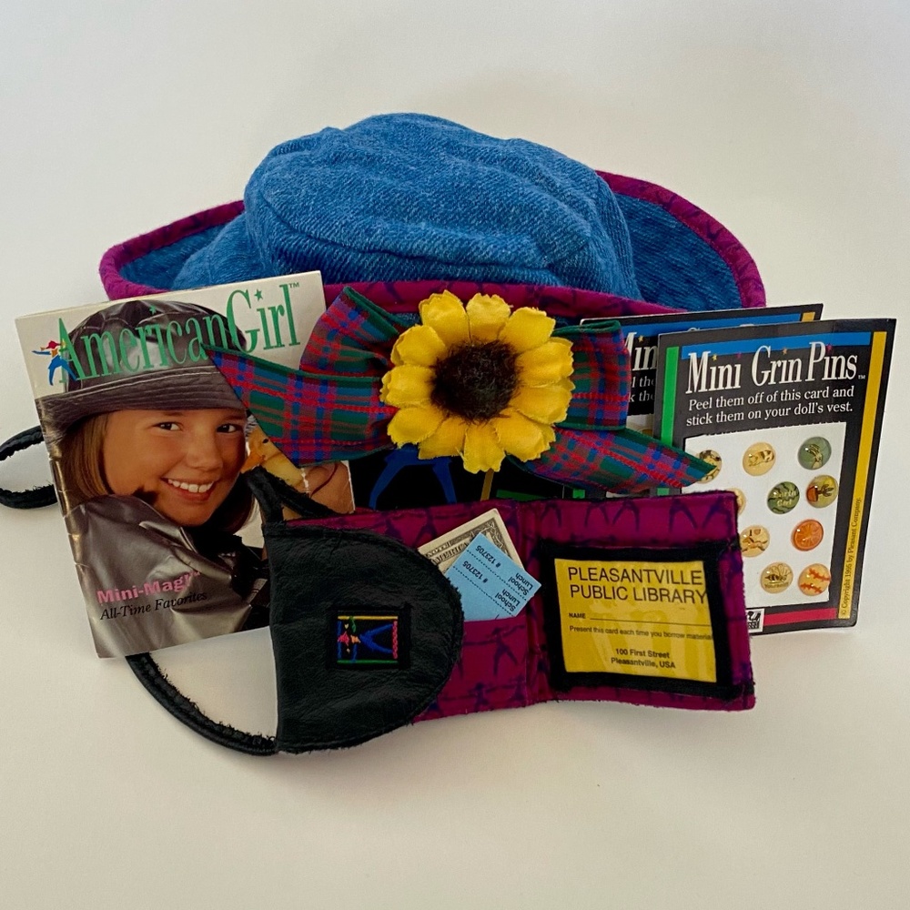 American Girl Mix & Match Outfit Accessories Sunflower Hat/Purse *1995 Retired